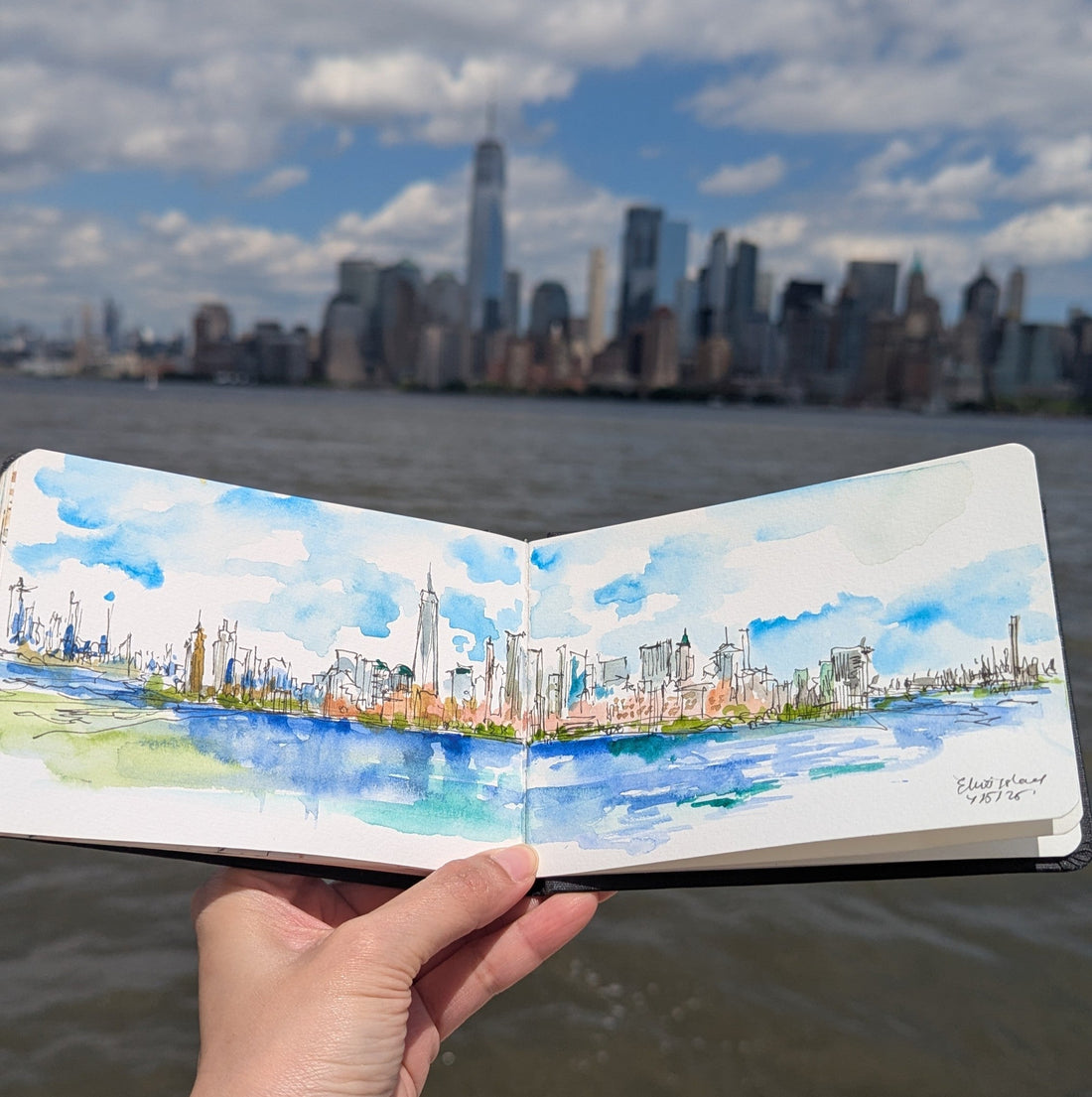 New York, in Watercolor