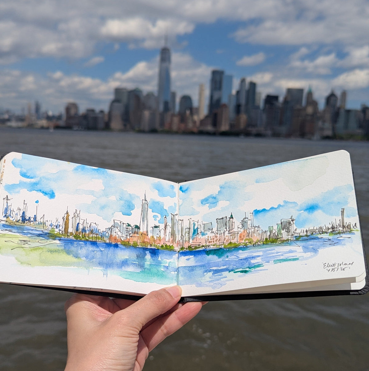 New York, in Watercolor