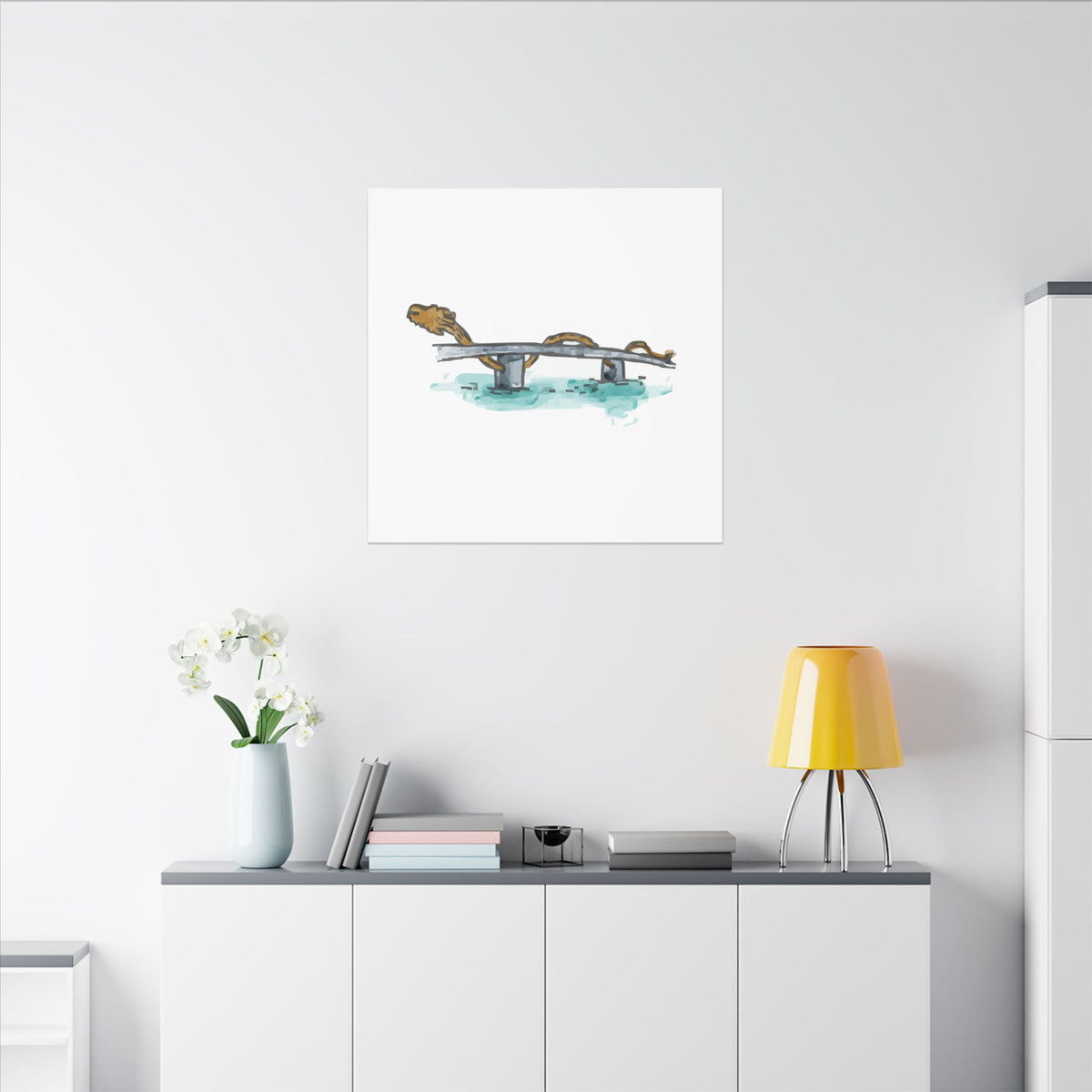 Dragon Bridge (Cau Rong) Da Nang Vietnam Canvas Wall Art