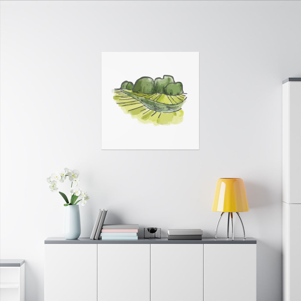 Ninh Binh Rice Terraces Vietnam Canvas Wall Art