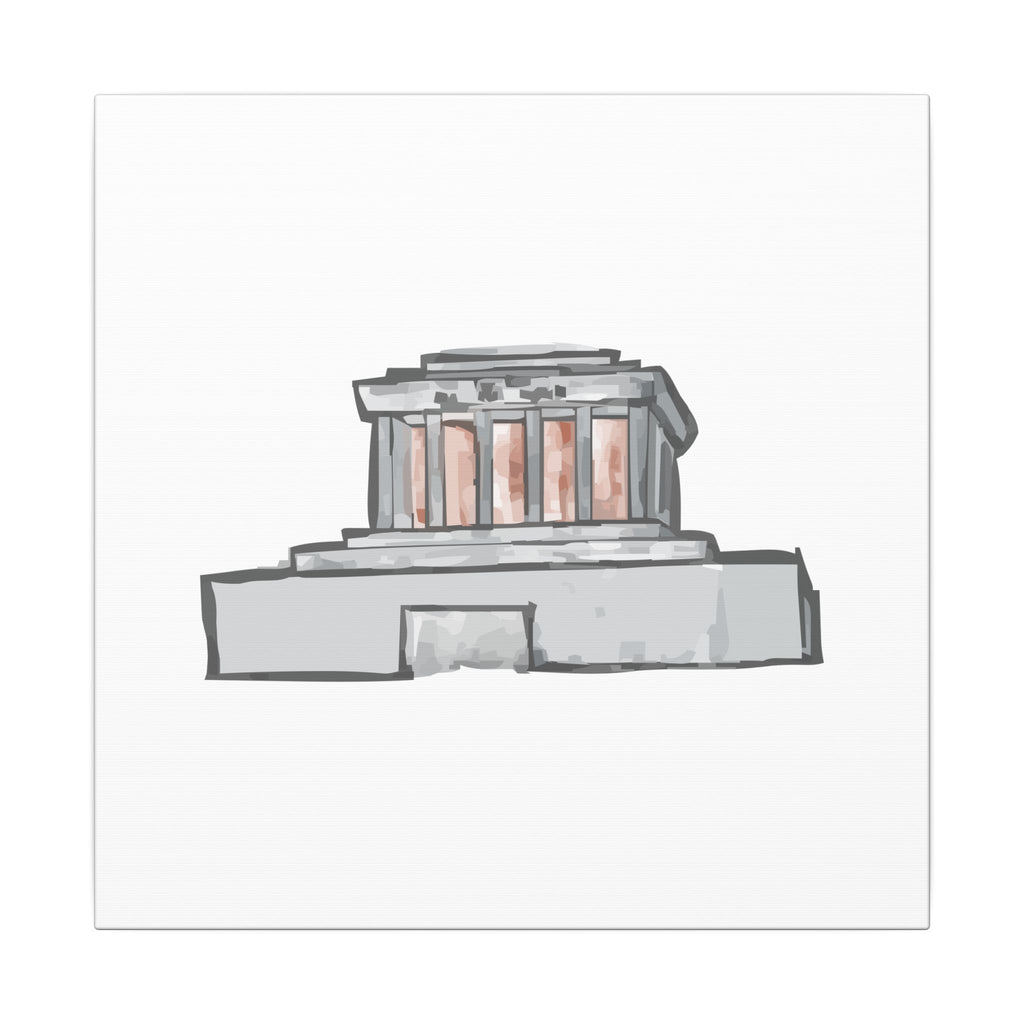 Ho Chi Minh Mausoleum Hanoi Vietnam Canvas Wall Art