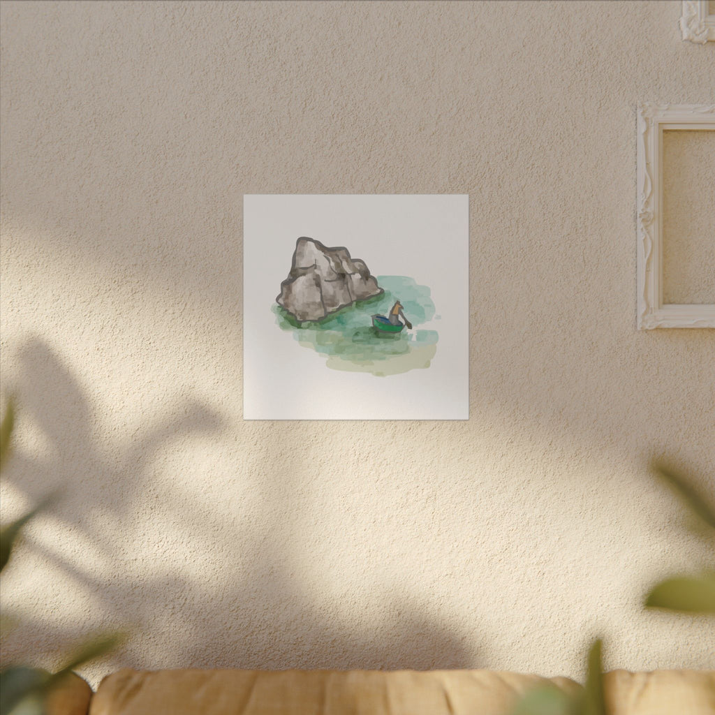 Vietnam Fishing Boat Seascape Canvas Wall Art