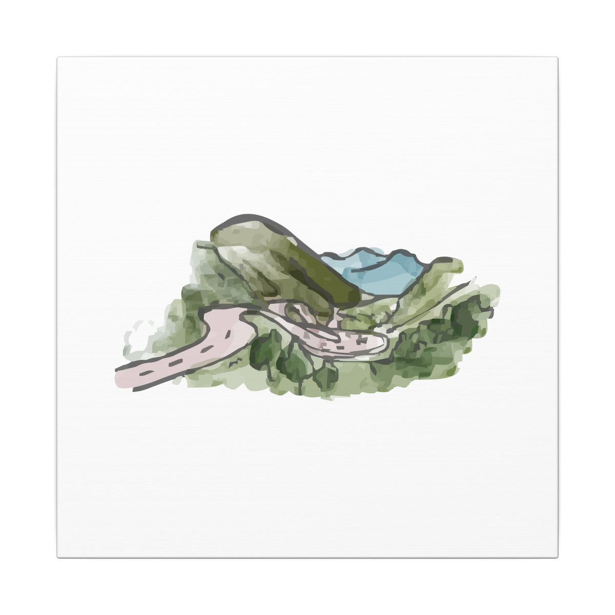 Ha Giang Loop Vietnam Mountain Road Canvas Wall Art